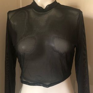Sheer top and pants